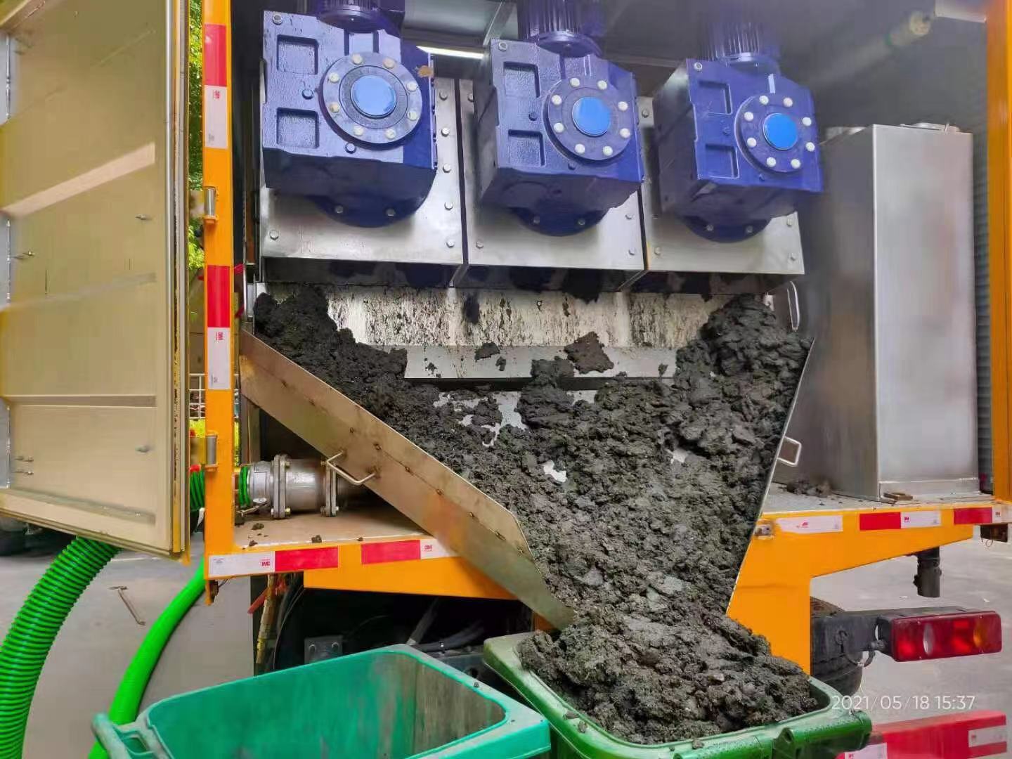 经开区化粪池清掏城市维护站-泥浆净化干湿分离处理